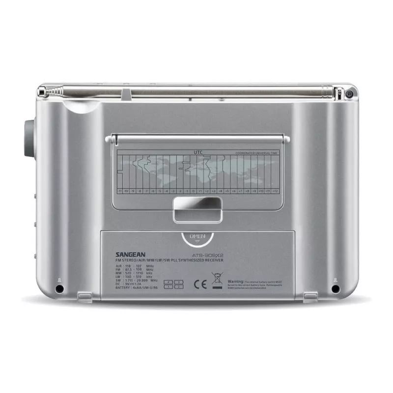 Radio portatile Sangean ATS-909 X2 — bianca — sintonizzatore digitale AM FM SW