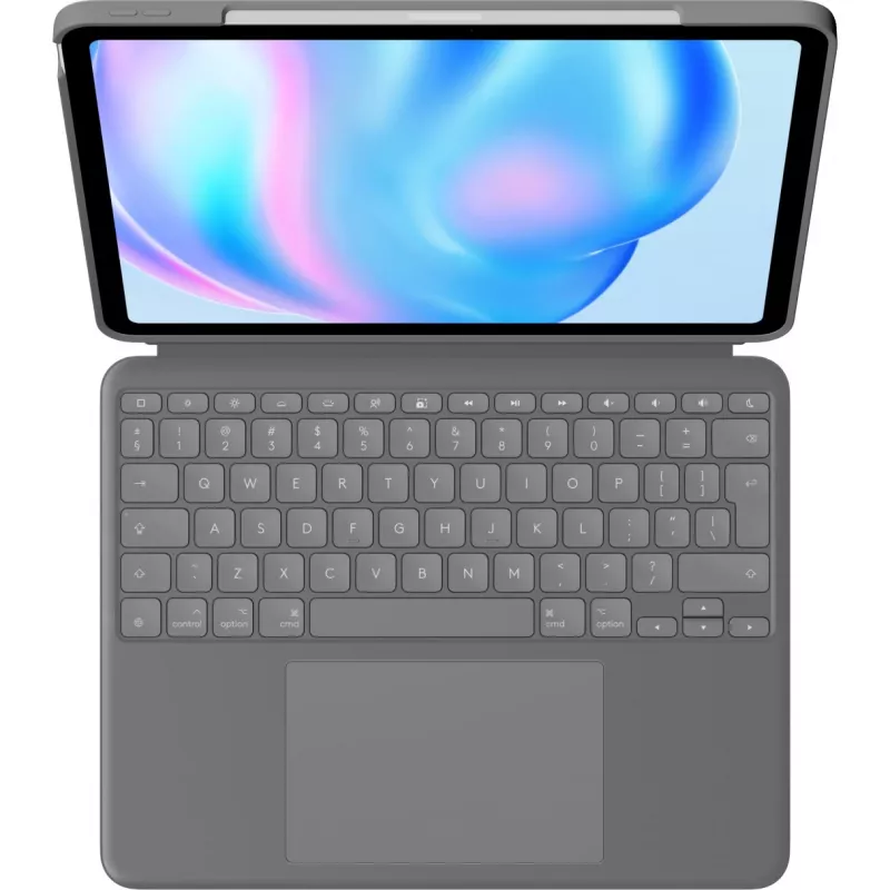 Logitech Combo Touch QWERTY US International Smart Connector grigio