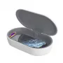 Devia Stazione di ricarica wireless con box di disinfezione, bianco