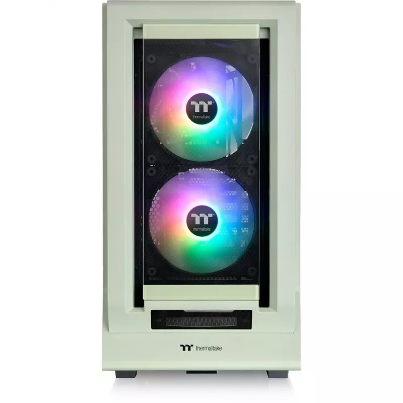 Ceres 350 MX, Case Tower Verde chiaro, vetro temperato x 2