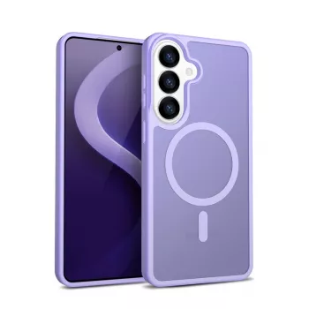Crong Hybrid Matte Magnetic custodia per Samsung Galaxy S26 — TPU+PC, lavanda
