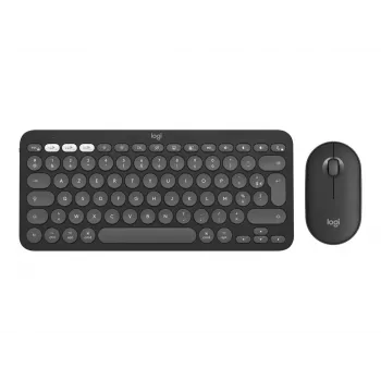 Logitech Pebble 2 Combo for Mac Tastiera e mouse wireless QWERTZ tedesco grafite