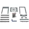 Case per server Inter-Tech 4U-4424 rack nero, argento