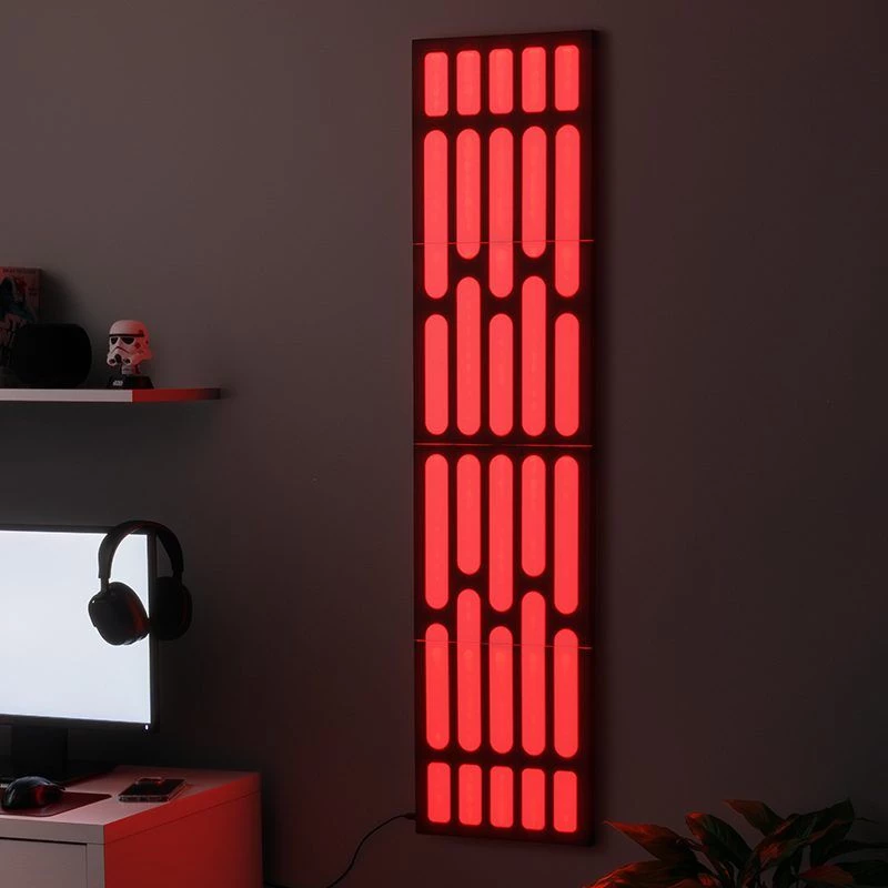 Applique da parete Paladone PP13141SW LED design Star Wars, applique LED da parete