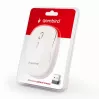 Mouse wireless GEMBIRD MUSW-4B-01-W, ambidestro, ottico 1600 DPI, 4 tasti, RF Wireless, bianco