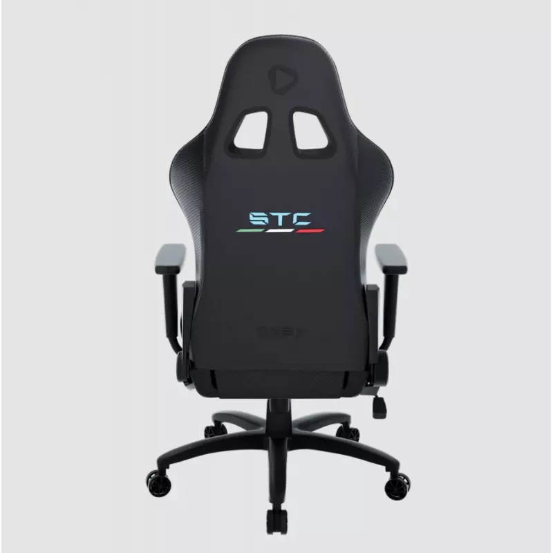 Sedia da gaming Onex STC Tribute Hardcore nero — seduta ergonomica per PC/console, regolabile in altezza e reclinabile