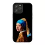 Custodia iKins per Apple iPhone 12 Pro Max con design La ragazza con l'orecchino di perla