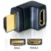 Adattatore HDMI DeLOCK 65072 HDMI maschio a HDMI femmina, 90° verso l'alto