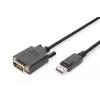 ASM AK-340301-030-S ASSMANN cavo DisplayPort 1.1a con blocco Type DP/DVI-D (24+1) M/M nero 3m