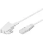 Goobay 60668 cavo telefonico 6 m bianco (60668)