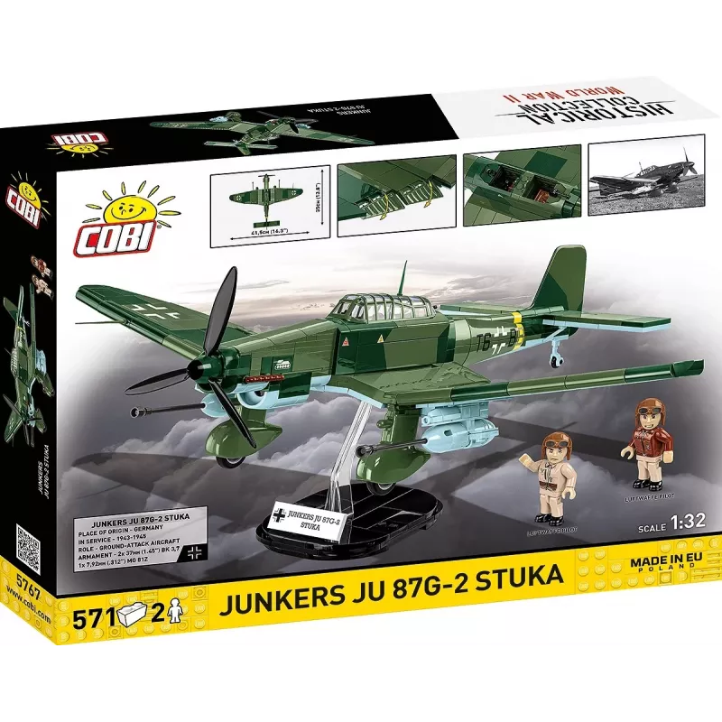 Kit di montaggio Cobi Blocks Junkers JU 87G-2 Stuka 571 pz. modellino da costruire