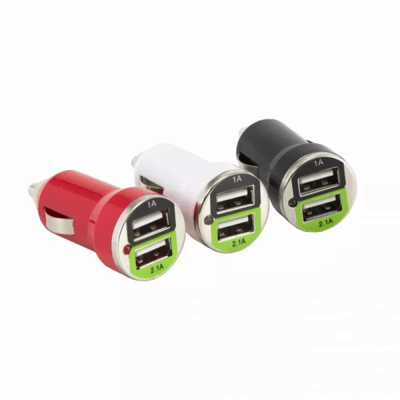 Sbox CC-221B caricabatterie da auto dual USB CC-221B nero