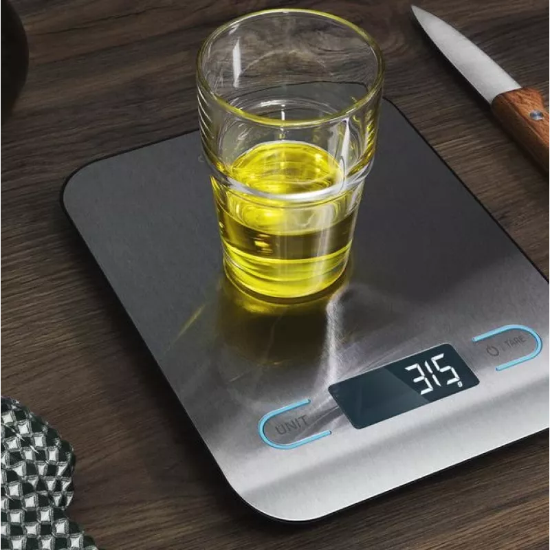 Cecotec bilancia da cucina | CookControl | portata massima 5 kg | divisione 1 g | display LCD