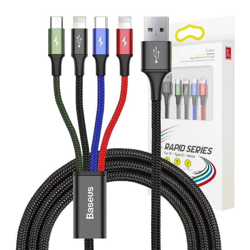 Cavo per cellulare Baseus KB2L435A12BK