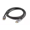 Lanberg CA-DPHD-20CU-0018-BK adattatore cavo video 1,8 m DisplayPort HDMI Type-A (standard) nero, argento