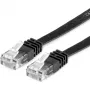 VALUE - Cavo patch - RJ-45 (M) a RJ-45 (M) - 2 m - UTP - CAT 6a - senza alogeni, stampato, intrecciato, piatto - nero (21.99.0822)
