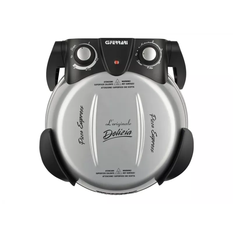 Pizzamaker G3FERRARI Delizia 1200 W, superficie refrattaria, max 400 °C, pizza 31 cm, timer, termostato