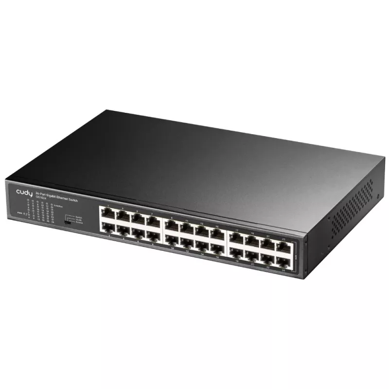 Cudy GS1024 switch di rete Gigabit Ethernet (10/100/1000) nero