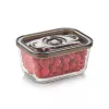 Caso contenitore sottovuoto in vetro con coperchio in plastica | VacuBoxx Eco M | trasparente