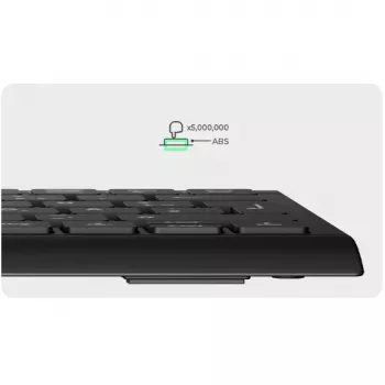 KeySonic KSK-5011ELC (DE) tastiera Home USB QWERTZ tedesco nero