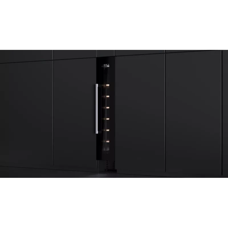 Teka RVU 10008 GBK cantinetta termoelettrica da incasso nera 8 bottiglie
