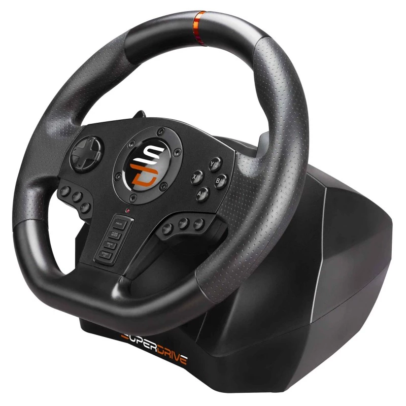 Volante + pedali gaming Subsonic SA5595-PC nero USB