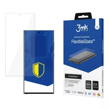 Vetro protettivo 3mk FlexibleGlass per Galaxy S24 Ultra vetro ibrido per display