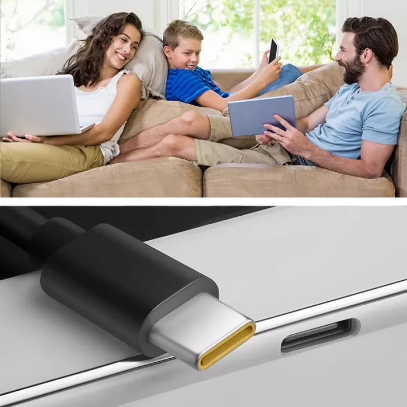 Qoltec 52386 GaN POWER PRO caricabatterie | 1xUSB-C | 65W | 5-20V | 3-3,25A | nero