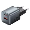 Caricabatterie GaN Vention FEWH0-EU 30W — 1× USB-C, 1× USB-A, 30 W, nero