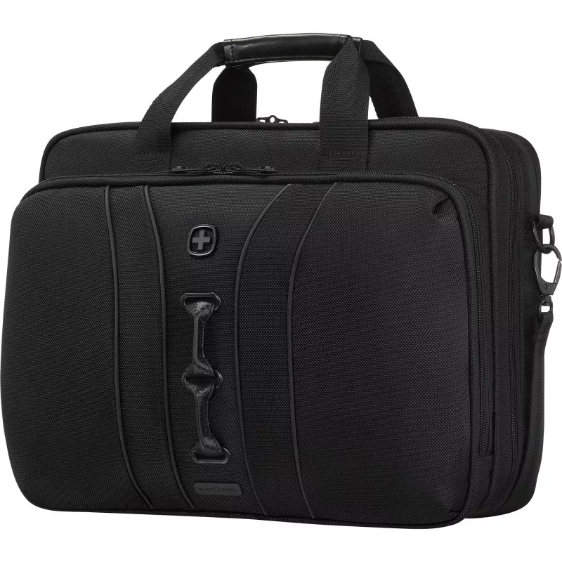 Custodia per laptop Wenger Legacy Serie Nera 16 pollici – adatta fino a 40,6 cm, nera
