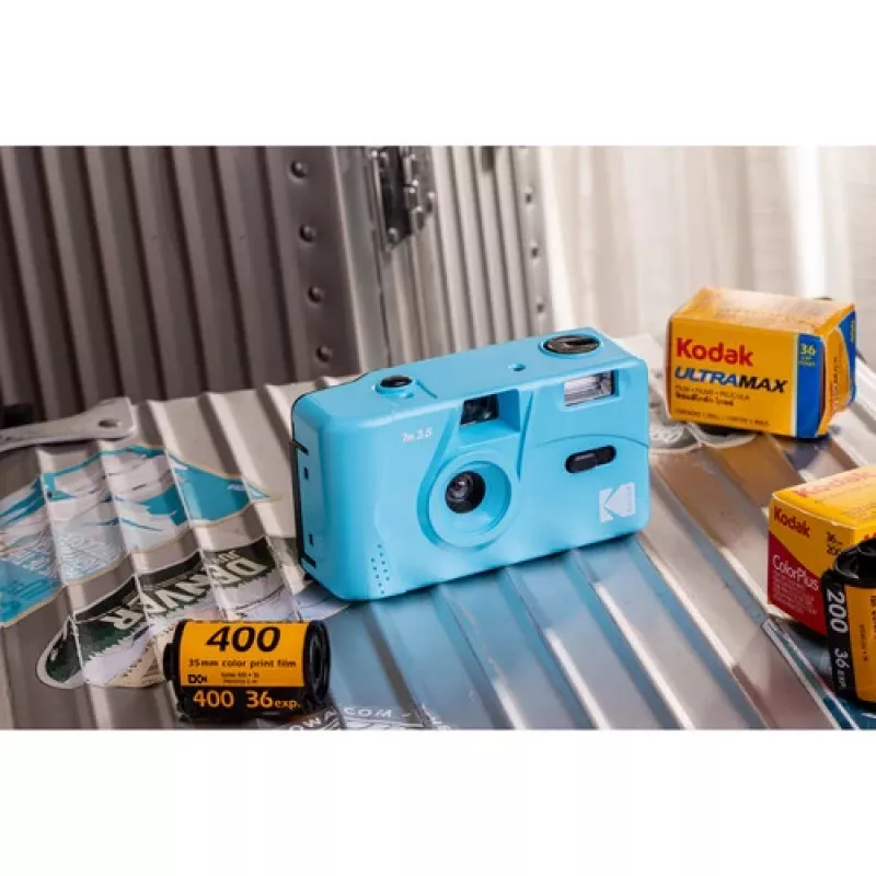 Fotocamera compatta a pellicola Kodak M35 35 mm blu (117061)