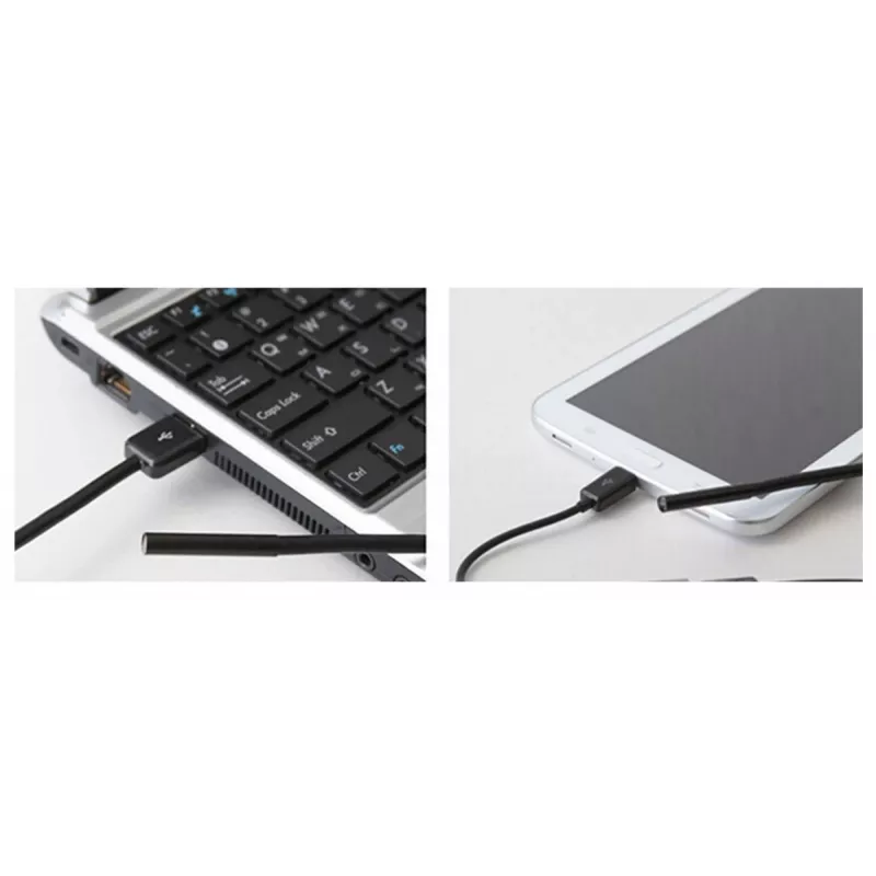 Endoscopio USB MEDIA-TECH ENDOSCOPE 66° CMOS, 640x480 30fps, IP67, 6 LED, magnete e gancio
