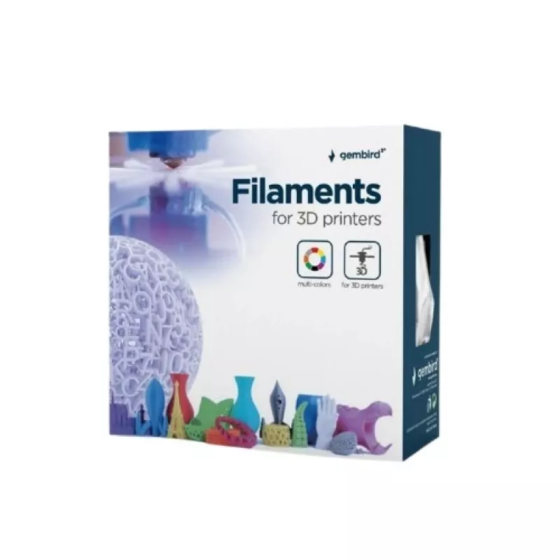 Filamento per stampa 3D Gembird PLA 1,75 mm blu 1 kg bobina