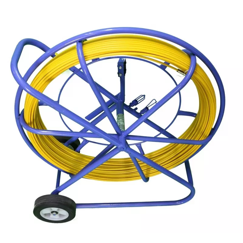 Extralink Pilot 8 mm x 100 m Asta tiracavi, fibra di vetro FRP, Giallo