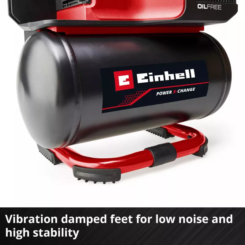 Power X-Change compressore a batteria TE-AC 18/75 Li OF-Solo, 18 Volt (nero/rosso, senza batteria e caricabatterie)