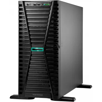 Server HPE ProLiant ML110 Gen11 4510 12-Core 1P 64GB-R MR408i-O 8SFF 2x480GB SSD 2x1000W RPS EU