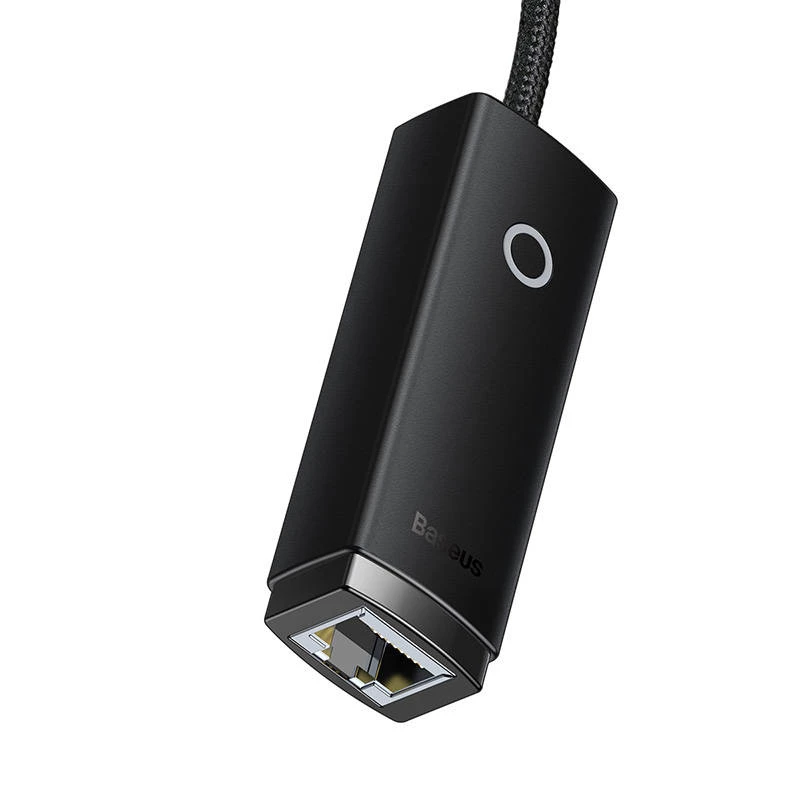 Adattatore di rete Baseus Lite Series USB-C a RJ45 (nero)