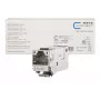 Connettore femmina RJ45 METZ CONNECT 130910KZ argento connettore femmina 12 pezzi