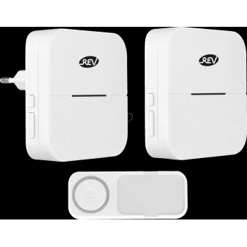 Set campanello REV Orchestra RC 0082650103 bianco Link2Home — set campanello REV, modello 0082650103, versione bianca