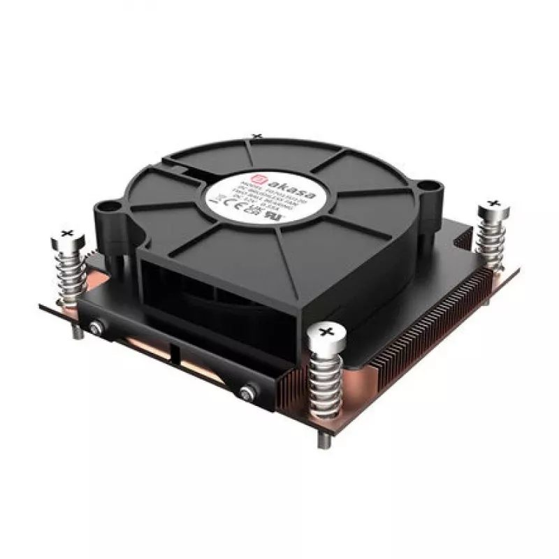 Dissipatore CPU Akasa AK-CC7406BP01 per Intel LGA 1700, dissipatore con heatpipe in rame