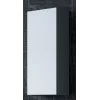Armadietto Cama VIGO 90 chiuso 90/35/32 grigio/bianco lucido