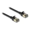 Cavo di rete DeLOCK RJ45 Cat.8.1 F/FTP slim Pro 5 m nero