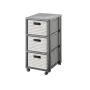 Unità contenitore Rotho Country 3 cassetti cappuccino/antracite, tecnopolimero, 712×325×375 mm