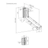 Supporto da parete per bici, MC-498 max 35 kg