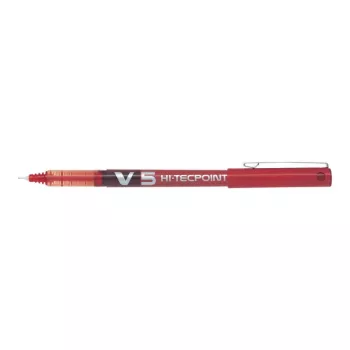 Pilot V5 Hi-Tecpoint BX-V5-R penna a sfera, 0,5 mm, rosso