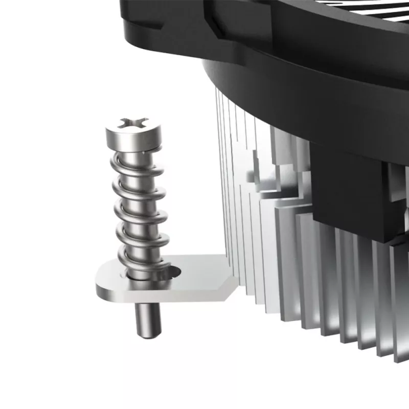 Dissipatore ibrido per processore Akasa Intel LGA1700 9 cm alluminio, nero 1 pz.
