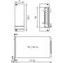 SCHROFF Pannello frontale - FRONTPL.HF PSU 3HE 6TE MAX (21006943)
