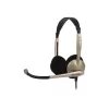 Koss CS100 cuffie on-ear cablate con microfono, nero/oro