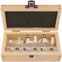 Makita - set di frese - per plastica, legno massello - 6 pezzi (D-53540)