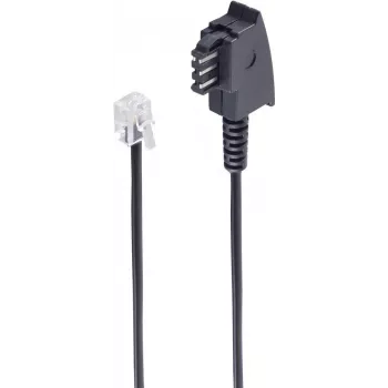 Cavo shiverpeaks ®-BASIC-S- connettore TAE F maschio su connettore Western 6/4, telefono import, 10 m (BS70100-)